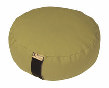 Load image into Gallery viewer, Round Zafu Yoga Meditation Cushion, Buckwheat Fill - Made in USA - Bean Products