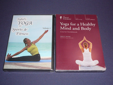 Teaching Co Great Courses DVDs YOGA for HEALTHY MIND & BODY new + BONUS