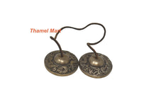 Load image into Gallery viewer, 3 Inch Tingsha Tibetan Health Meditation Bell Chimes Chime Dragon Embossed Nepal