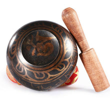 Load image into Gallery viewer, Tibetan Singing Bowl Set For Meditation/Prayer/Yoga and Mindfulness Perfect Gift