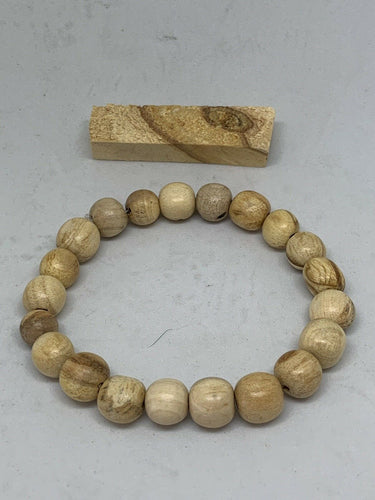 palo santo wood Bracelet hand-crafted made holy wood meditation relaxation