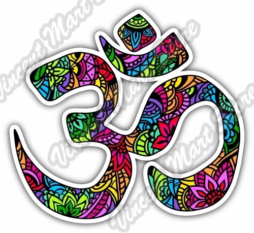 Om Aum Namaste Yoga Symbol Meditation Gift Car Bumper Vinyl Sticker Decal 4.6