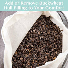 Load image into Gallery viewer, Purple Zafu Meditation Yoga Buckwheat Filled Cotton Bolster Pillow Cushion 2278