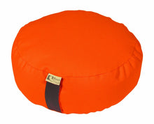 Load image into Gallery viewer, Round Zafu Yoga Meditation Cushion, Buckwheat Fill - Made in USA - Bean Products