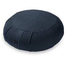 Load image into Gallery viewer, 15&quot; Round Organic Cotton Buckwheat Hull Zafu Meditation Cushion Pillow