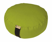 Load image into Gallery viewer, Round Zafu Yoga Meditation Cushion, Buckwheat Fill - Made in USA - Bean Products