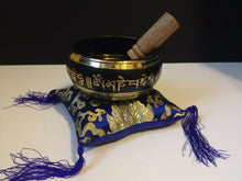 Load image into Gallery viewer, 5&quot; Tibetan Singing Bowl for Meditation with Cushion and Mallet 3 day delivery