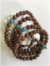 Load image into Gallery viewer, 6mm-Sandalwood-Buddhist-Buddha-Meditation-108-Prayer-Bead-Mala-Necklace-Bracelet