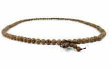 Load image into Gallery viewer, Wengue 108 Prayer Bead Mala Bracelet Necklace Buddhist Meditation 8mm Brown Wood
