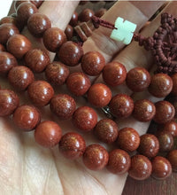 Load image into Gallery viewer, 10mm-Sandalwood-Buddhist-Buddha-Meditation-108-Prayer-Mala-Necklace-Bracelet