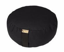 Load image into Gallery viewer, Round Zafu Yoga Meditation Cushion, Buckwheat Fill - Made in USA - Bean Products