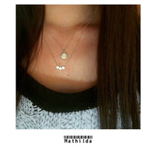 Load image into Gallery viewer, Om symbol Gold Meditation Mind Body and Spirit Necklace Peace Yoga Buddha