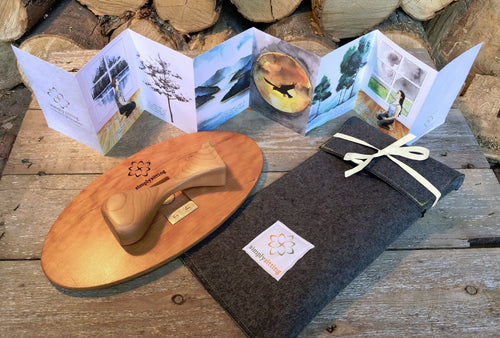 Handcrafted Meditation Bench & Sleeve - Beginners Mind Kit from simplysitting