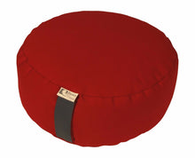 Load image into Gallery viewer, Round Zafu Yoga Meditation Cushion, Buckwheat Fill - Made in USA - Bean Products