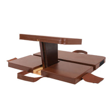 Load image into Gallery viewer, PORTABLE FOLDING MEDITATION STOOL WOOD ZEN GARDEN BENCH YOGA CHAIR KNEELING PAD