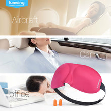 Load image into Gallery viewer, New 3D Sleep Eye Mask Soft Padded Eyepatch Travel Relax Meditation Aid Gift
