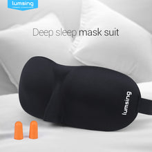 Load image into Gallery viewer, New 3D Sleep Eye Mask Soft Padded Eyepatch Travel Relax Meditation Aid Gift
