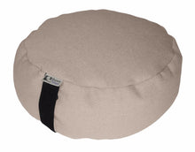 Load image into Gallery viewer, Round Zafu Yoga Meditation Cushion, Buckwheat Fill - Made in USA - Bean Products