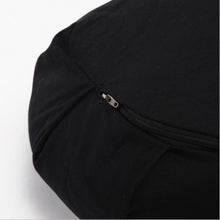 Load image into Gallery viewer, Yoga Peace Zafu Meditation Buckwheat Filled Cotton Bolster Pillow Cushion Relax