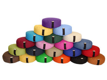 Load image into Gallery viewer, Round Zafu Yoga Meditation Cushion, Buckwheat Fill - Made in USA - Bean Products