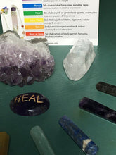 Load image into Gallery viewer, 12 Pcs Healing Crystal Set, Chakra Pendulum,Terminated Pencil Set,Meditation Kit
