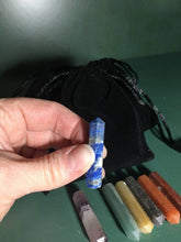 Load image into Gallery viewer, 15 Pcs Healing Crystal Set, Smudge Kit,Terminated Pencil Set,Meditation Kit