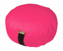 Load image into Gallery viewer, Round Zafu Yoga Meditation Cushion, Buckwheat Fill - Made in USA - Bean Products