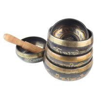 Load image into Gallery viewer, Nepal Buddhist Yoga Meditation Spiritual Healing Singing Bowl Wooden Stick Tools