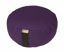 Load image into Gallery viewer, Round Zafu Yoga Meditation Cushion, Buckwheat Fill - Made in USA - Bean Products