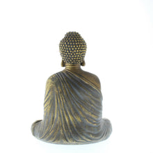Load image into Gallery viewer, Meditating Metallic Bronze Look Lotus Sitting Buddha Statue NEW