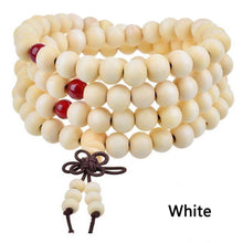 Load image into Gallery viewer, 1PC Sandalwood Buddhist Meditation 8mm*108 Prayer Bead Mala Bracelet Necklace