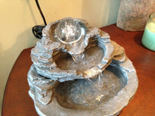Load image into Gallery viewer, moving ROLLING BALL rock cliff stone waterfall meditation garden water Fountain