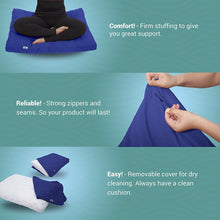 Load image into Gallery viewer, Zabuton Yoga Meditation Cushion Yoga Floor Pillow 100% Organic Cotton X-Large