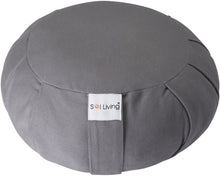 Load image into Gallery viewer, Cotton Zafu Meditation Yoga 15 x 6 x 7 Inches Round Cushion Various Colors