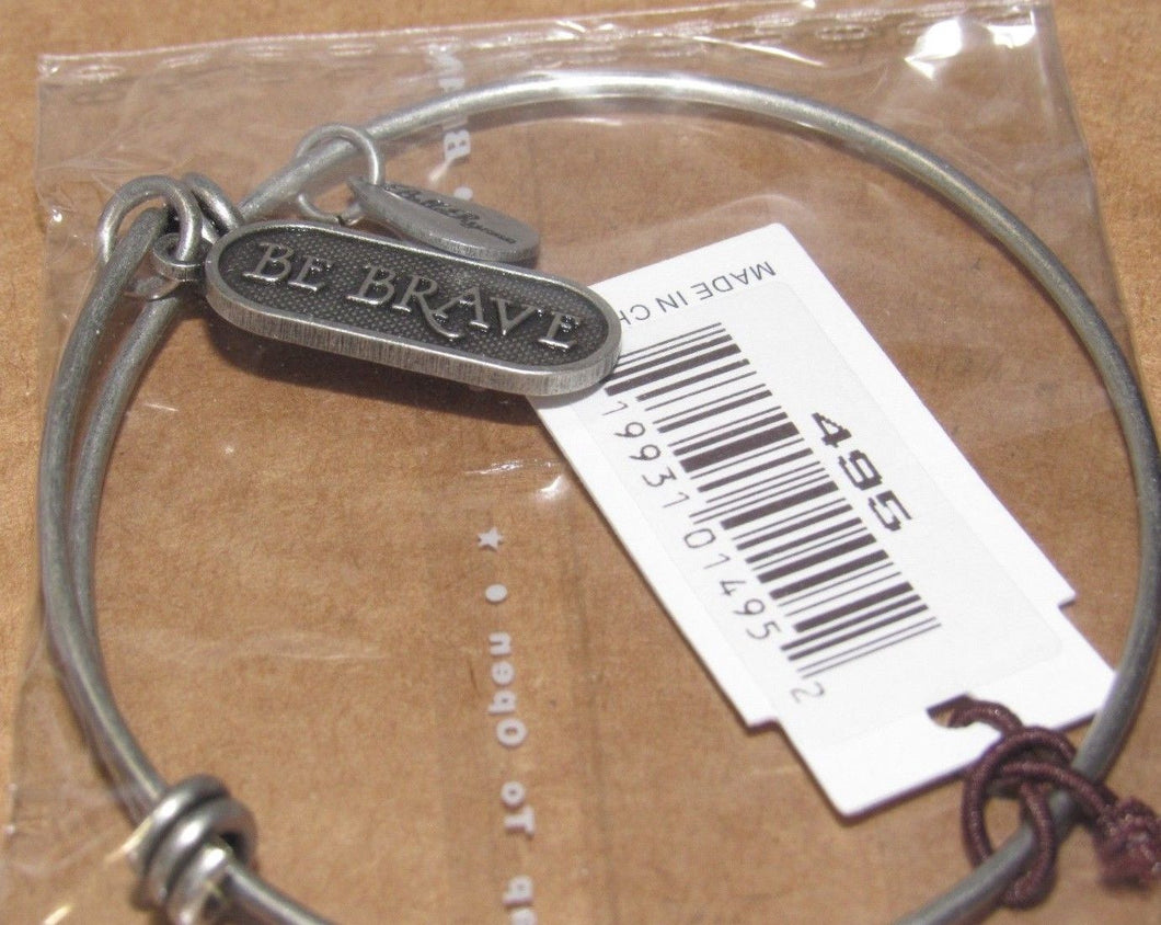 Bella Ryann Expandable Bracelet Be Brave Charm *