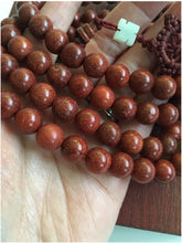 Load image into Gallery viewer, 10mm-Sandalwood-Buddhist-Buddha-Meditation-108-Prayer-Mala-Necklace-Bracelet