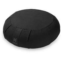 Load image into Gallery viewer, 15&quot; Round Organic Cotton Buckwheat Hull Zafu Meditation Cushion Pillow