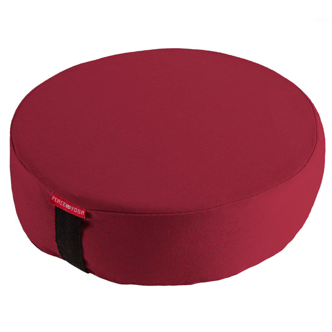 Peace Yoga Zafu Meditation Yoga Buckwheat Filled Cotton Bolster Pillow Cushion