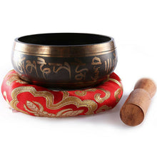 Load image into Gallery viewer, Tibetan Singing Bowl Set For Meditation/Prayer/Yoga and Mindfulness Perfect Gift