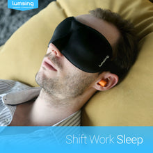 Load image into Gallery viewer, New 3D Sleep Eye Mask Soft Padded Eyepatch Travel Relax Meditation Aid Gift