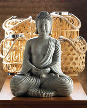 Load image into Gallery viewer, large 16&quot; outdoor Thai BUDDHA Zen Meditation garden peace sitting statue Hindu
