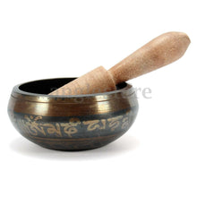 Load image into Gallery viewer, Yoga Chakra Singing Bowl Tibetan Buddhist Brass Meditation With Healing Hammer