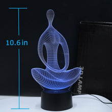 Load image into Gallery viewer, 3D Lamp Table Night Light LED Touch Control 7 Color Changing Bedroom Child Gift