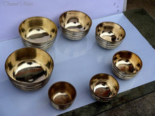 Load image into Gallery viewer, Set of 7Chakra Healing Tibetan Singing Bowl All Made Meditation by Hand in Nepal