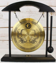 Load image into Gallery viewer, Zen Table Gong TaiChi Dragon Feng Shui Meditation Desk Bell Home Decor Gift USA