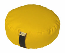 Load image into Gallery viewer, Round Zafu Yoga Meditation Cushion, Buckwheat Fill - Made in USA - Bean Products