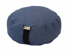 Load image into Gallery viewer, Round Zafu Yoga Meditation Cushion, Buckwheat Fill - Made in USA - Bean Products