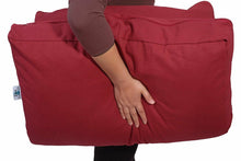 Load image into Gallery viewer, Zabuton Yoga Meditation Cushion Yoga Floor Pillow 100% Organic Cotton X-Large