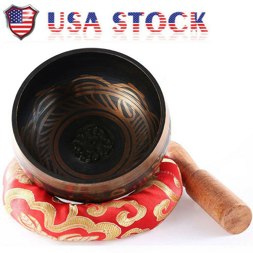 Tibetan Singing Bowl Set For Meditation/Prayer/Yoga and Mindfulness Perfect Gift