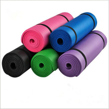 Load image into Gallery viewer, 10mm Thick Yoga Mat Exercise Fitness Pilates Camping Gym Meditation Pad Non-Slip